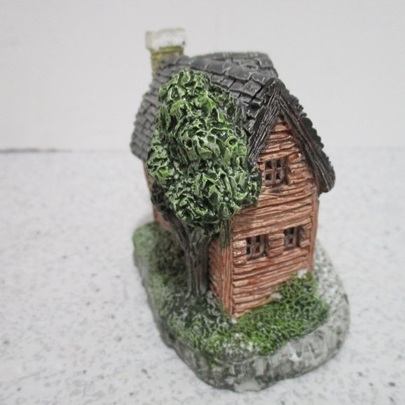*Charming! Cricket Cottage Miniature - Museum Collection 1987 - Gray and Rust - Picture 4 of 5